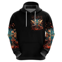 Fairy Skull Hoodie Hello Darkness My Old Friend - Wonder Print Shop