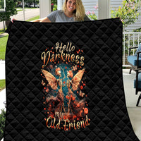 Fairy Skull Quilt Hello Darkness My Old Friend - Wonder Print Shop