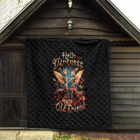 Fairy Skull Quilt Hello Darkness My Old Friend - Wonder Print Shop