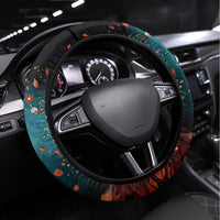 Fairy Skull Steering Wheel Cover Hello Darkness My Old Friend - Wonder Print Shop