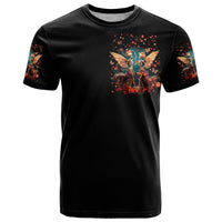 Fairy Skull T Shirt Hello Darkness My Old Friend - Wonder Print Shop