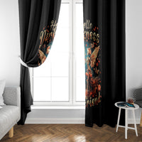 Fairy Skull Window Curtain Hello Darkness My Old Friend - Wonder Print Shop