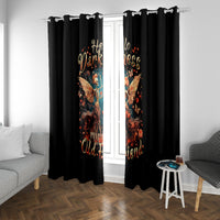 Fairy Skull Window Curtain Hello Darkness My Old Friend - Wonder Print Shop