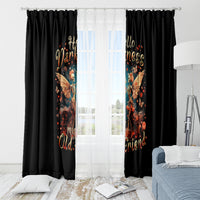 Fairy Skull Window Curtain Hello Darkness My Old Friend - Wonder Print Shop
