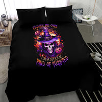 Witch Skull Bedding Set Don't Try To Figure Me Out - Wonder Print Shop