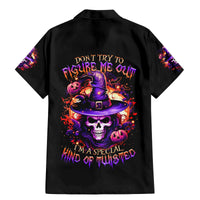 Witch Skull Family Matching Mermaid Dress and Hawaiian Shirt Don't Try To Figure Me Out - Wonder Print Shop