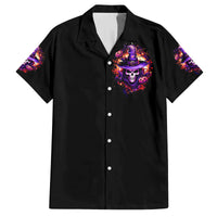 Witch Skull Family Matching Off Shoulder Long Sleeve Dress and Hawaiian Shirt Don't Try To Figure Me Out - Wonder Print Shop