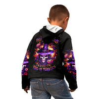 Witch Skull Kid Hoodie Don't Try To Figure Me Out - Wonder Print Shop