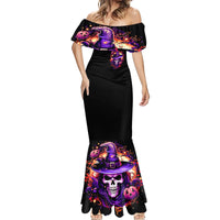 Witch Skull Mermaid Dress Don't Try To Figure Me Out - Wonder Print Shop