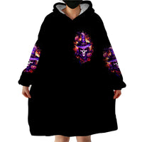 Witch Skull Wearable Blanket Hoodie Don't Try To Figure Me Out - Wonder Print Shop