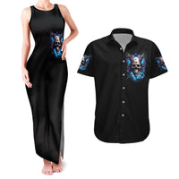 Wings Skull Couples Matching Tank Maxi Dress and Hawaiian Shirt Heaven Don't Want Me Hell Afraid I Take Over - Wonder Print Shop