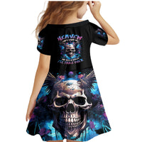Wings Skull Family Matching Mermaid Dress and Hawaiian Shirt Heaven Don't Want Me Hell Afraid I Take Over - Wonder Print Shop