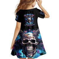 Wings Skull Family Matching Summer Maxi Dress and Hawaiian Shirt Heaven Don't Want Me Hell Afraid I Take Over - Wonder Print Shop