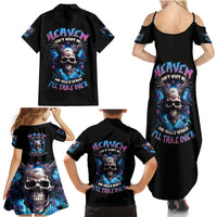 Wings Skull Family Matching Summer Maxi Dress and Hawaiian Shirt Heaven Don't Want Me Hell Afraid I Take Over - Wonder Print Shop