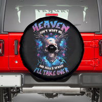 Wings Skull Spare Tire Cover Heaven Don't Want Me Hell Afraid I Take Over - Wonder Print Shop