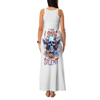 Bat Skull Family Matching Tank Maxi Dress and Hawaiian Shirt I Talk I Smile But Be Carefull When I Silent - Wonder Print Shop