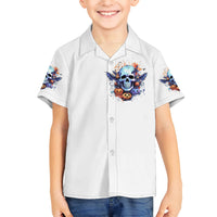 Bat Skull Kid Hawaiian Shirt I Talk I Smile But Be Carefull When I Silent - Wonder Print Shop