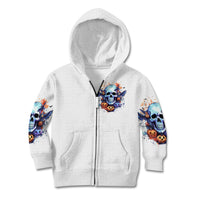 Bat Skull Kid Hoodie I Talk I Smile But Be Carefull When I Silent - Wonder Print Shop