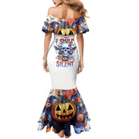 Bat Skull Mermaid Dress I Talk I Smile But Be Carefull When I Silent - Wonder Print Shop