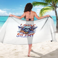 Bat Skull Sarong I Talk I Smile But Be Carefull When I Silent - Wonder Print Shop