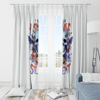 Bat Skull Window Curtain I Talk I Smile But Be Carefull When I Silent - Wonder Print Shop