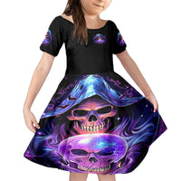 Witch Skull Family Matching Puletasi Dress and Hawaiian Shirt I'm A Grumpy Old Witch - Wonder Print Shop