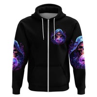 Witch Skull Hoodie I'm A Grumpy Old Witch - Wonder Print Shop