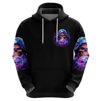 Witch Skull Hoodie I'm A Grumpy Old Witch - Wonder Print Shop