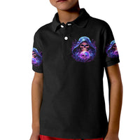 Witch Skull Kid Polo Shirt I'm A Grumpy Old Witch - Wonder Print Shop