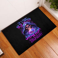 Witch Skull Rubber Doormat I'm A Grumpy Old Witch - Wonder Print Shop