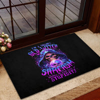 Witch Skull Rubber Doormat I'm A Grumpy Old Witch - Wonder Print Shop