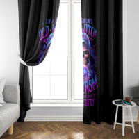 Witch Skull Window Curtain I'm A Grumpy Old Witch - Wonder Print Shop