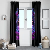 Witch Skull Window Curtain I'm A Grumpy Old Witch - Wonder Print Shop