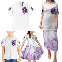 Witch Skull Family Matching Puletasi Dress and Hawaiian Shirt I'm A Haunt Mess - Wonder Print Shop