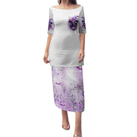 Witch Skull Family Matching Puletasi Dress and Hawaiian Shirt I'm A Haunt Mess - Wonder Print Shop