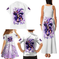Witch Skull Family Matching Tank Maxi Dress and Hawaiian Shirt I'm A Haunt Mess - Wonder Print Shop