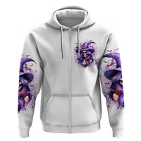 Witch Skull Hoodie I'm A Haunt Mess - Wonder Print Shop