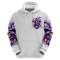 Witch Skull Hoodie I'm A Haunt Mess - Wonder Print Shop