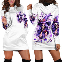 Witch Skull Hoodie Dress I'm A Haunt Mess - Wonder Print Shop
