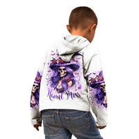 Witch Skull Kid Hoodie I'm A Haunt Mess - Wonder Print Shop