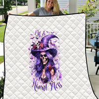 Witch Skull Quilt I'm A Haunt Mess - Wonder Print Shop