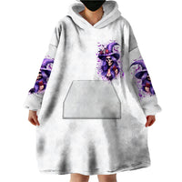 Witch Skull Wearable Blanket Hoodie I'm A Haunt Mess - Wonder Print Shop