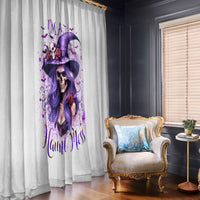 Witch Skull Window Curtain I'm A Haunt Mess - Wonder Print Shop
