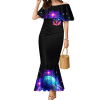 Fire Witch Skull Mermaid Dress In My Defense The Moon Was Full And I Was Left Unsupervided - Wonder Print Shop
