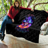 Fire Witch Skull Quilt In My Defense The Moon Was Full And I Was Left Unsupervided - Wonder Print Shop