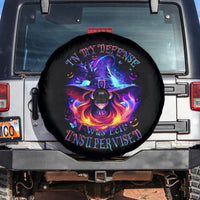 Fire Witch Skull Spare Tire Cover In My Defense The Moon Was Full And I Was Left Unsupervided - Wonder Print Shop