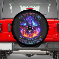 Fire Witch Skull Spare Tire Cover In My Defense The Moon Was Full And I Was Left Unsupervided - Wonder Print Shop