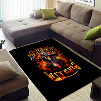 Witch Skull Area Rug It's Hocus Pocus Time Witches - Wonder Print Shop