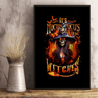 Witch Skull Canvas Wall Art It's Hocus Pocus Time Witches - Wonder Print Shop