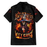 Witch Skull Family Matching Long Sleeve Bodycon Dress and Hawaiian Shirt It's Hocus Pocus Time Witches - Wonder Print Shop